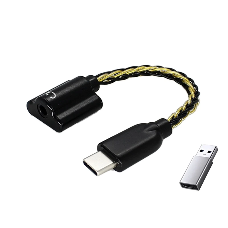 Портативный аудио усилитель ES9281C кабель PRO адаптер для наушников Hi-Fi DAC декодер DSD