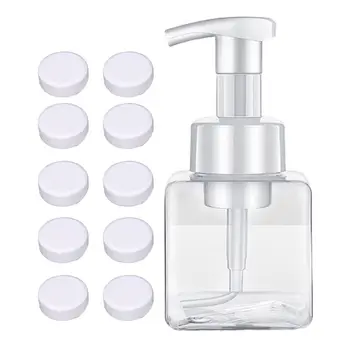 

5*Disinfectant, 250 Liquid Soap Foam Portable Refillable Bottles with 10 Efferve