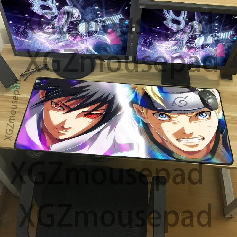 

XGZ Exquisite multi-size selection computer mouse pad Naruto Sasuke pattern keyboard pad high quality anime mouse pad