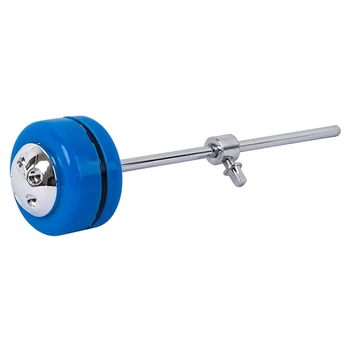 

Bass Drum Beater Kick Drum Foot Pedal Beater Silicone Head Accessory for Percussion Instrument (Blue)