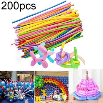 

200pcs/Set Party Long Animal Tying Making Balloons Twists Latex Balloon DIY Decor For Birthday Festive And Party Supplies