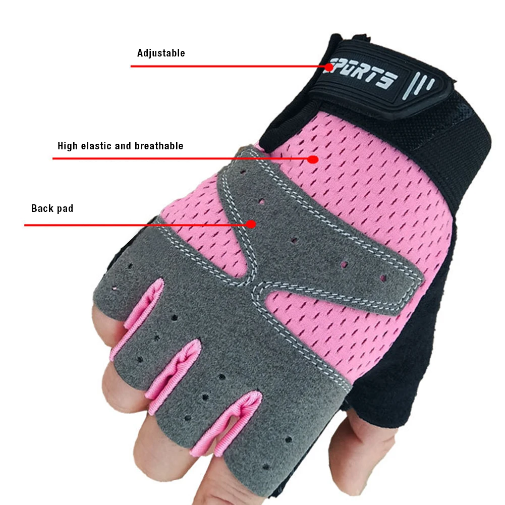 Children Riding Half Finger Gloves Bicycle Protection