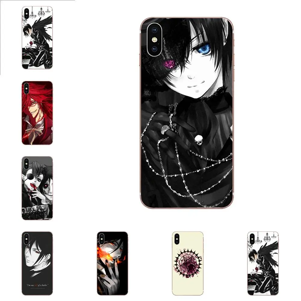 Аниме Черный Дворецкий Kuroshitsuji TPU крутой лучший для Huawei Nova 2 V20 Y3II Y5 Y5II Y6 Y6II Y7 Y9 G8 G9 GR3