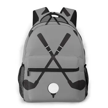 

Backpack Casual Travel Bag Golf Ball Print School Bag Fashion Shoulder Bag For Teenage Girl Bagpack