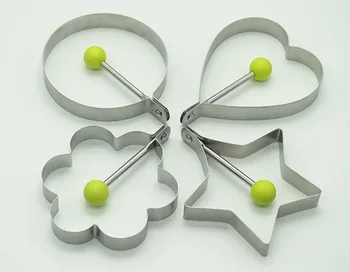 

Stainless steel heart-shaped omelet maker Kitchen gadgets Small omelet mold DIY baking utensils gadgets