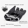 Winter Waterproof Gloves Windproof Anti-Slip Zipper Gloves Men Women Riding Skiing Warm Fluff Comfortable Gloves Thickening ► Photo 3/6