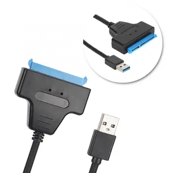 

USB3.0 to SATA SSD Cable Data Transfer Connection Line for HDDs SSD Solid State Hard Disks SATA CD-ROMs