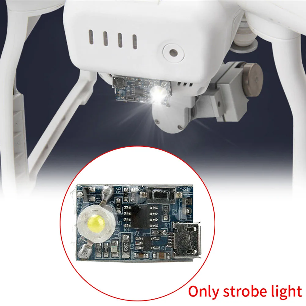 Hot Sale RKZ 3W Plastic Magic Sticker Led Signal Rechargeable Strobe Lamp Drone Accessories Night Navigation Light 130LM For DJI Mavic Mini 