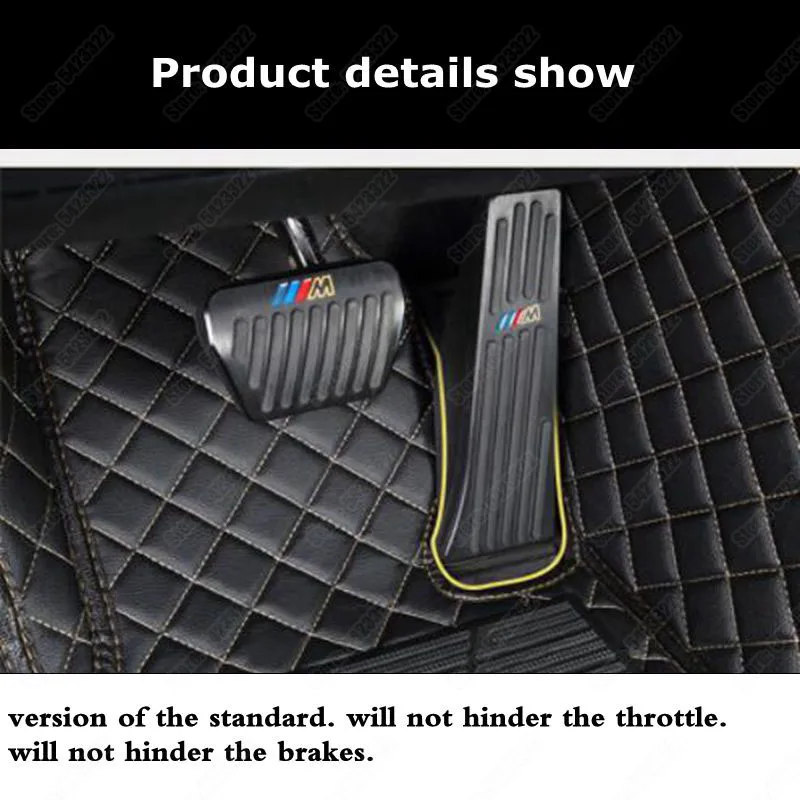 Кожаные автомобильные коврики для BMW 7 серии E65 E66 F01 F02 G11 G12 730Li 740Li 750Li 760Li XDrive 740e