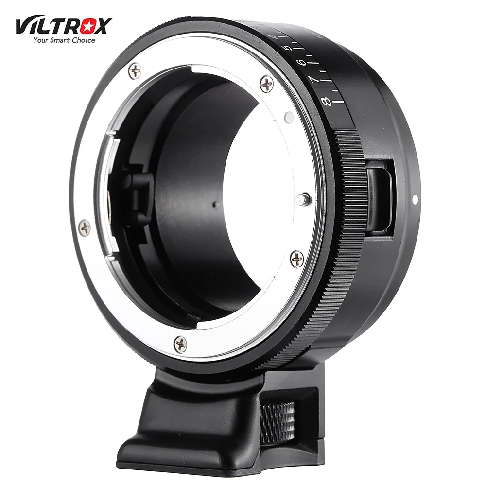 

Viltrox NF-NEX Lens Adapter w/ Tripod Mount Aperture Ring for Nikon F AF-S AI G Lens to Sony E Camera A9 A7SII A7RII NEX 7 A6500