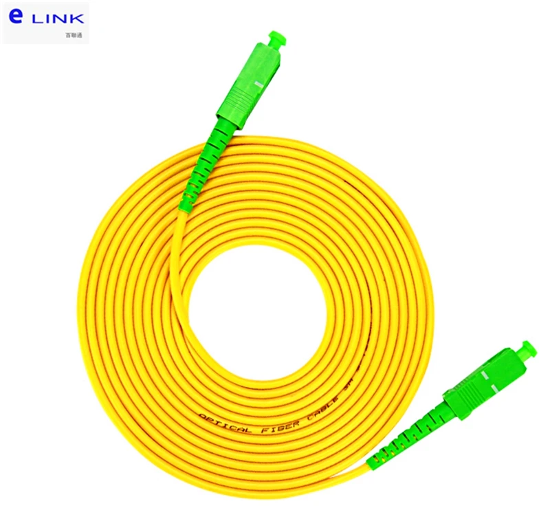 

10pcs SC/APC-SC/APC fiber optic patch cord SM Simplex 1M 2M 3M 5M 7M 10M SCA-SCA optical fibre jumper SX free shipping IL<0.3