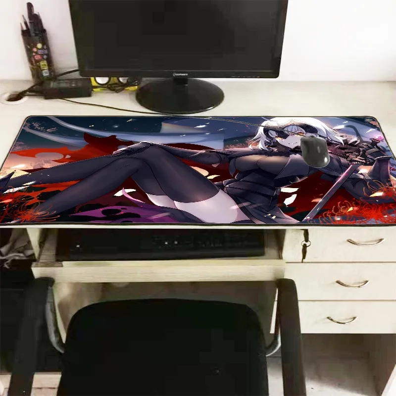  XGZ Anime Destiny / Large Order Gaming Laptop Locking Edge Mouse Pad Computer Keyboard for Dota LOL