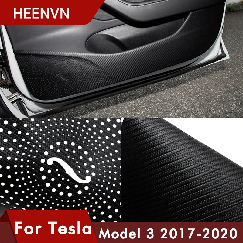Аксессуары Heenvn Model3 для автомобиля Tesla Model 3 Защитная пленка двери с боковыми
