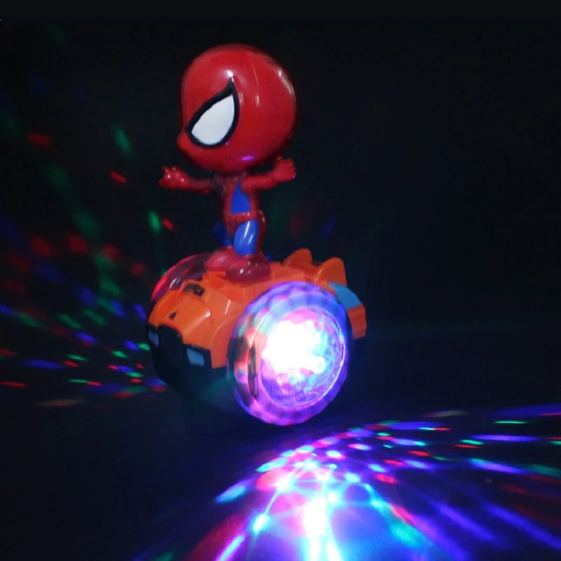 Spiderman Figure Toy One Piece Action Figure Captain America With Light The Amazing Spiderman Electronic Toys For Kids (4)