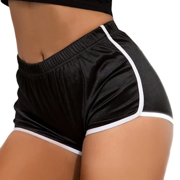 

VICABO Shorts women Summer Casual Sports Sexy Shorts Solid Color Mid Wasit Shorts for Women Ladies