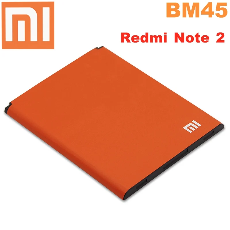 Оригинальный аккумулятор Xiao mi 100% BM45 3060 мАч для Xiaomi Redmi Note 2 высококачественные сменные батареи