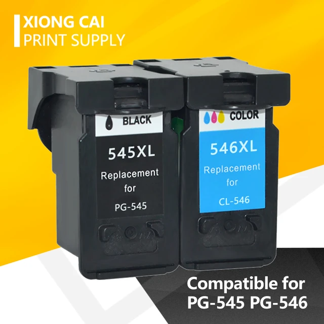 Cartouches d'encre compatibles avec imprimante Canon MX495 : PG545 XL CL546  XL