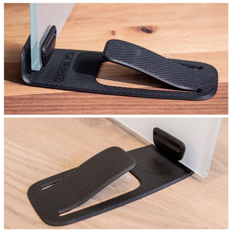 

Multifunction Door Stoppers Innovative Spring Loaded Door Wedge Holder For Home Office Store