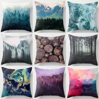 

Print Cotton Linen Square Cushion Cover Case Home Decorative Sofa Living Room Decoration Pillow Case