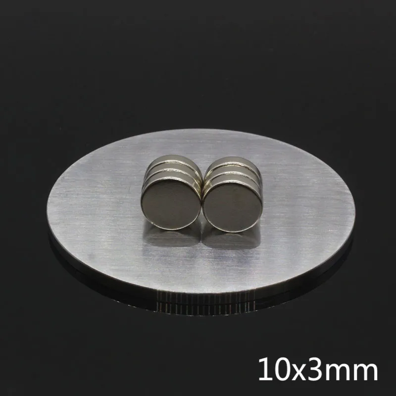 5/10/20/50/100/200 штук 10 мм x 3 мм неодимовый магнит N35 NdFeB постоянный маленькие круглые супер мощный магнитный съемник для жестких бирок для электронного отслеживания товара магниты для рукоделия
