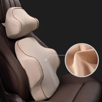 

Car Pillows 3D Memory Foam Warm Neck Pillow Car Seat Cushion Universal Lumbar Back Support Auto Accessories