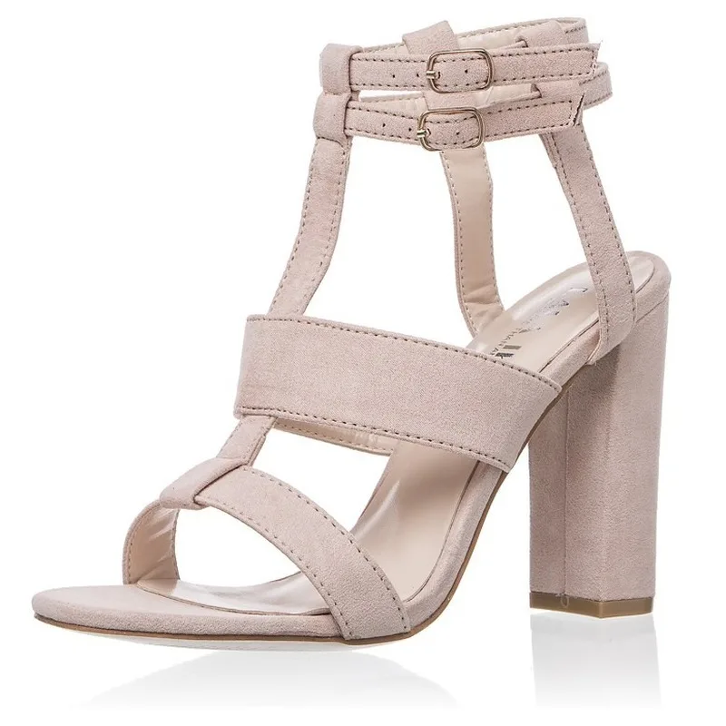 Size35 43 женская обувь на высоком каблуке Модель с перекрестными ремешками