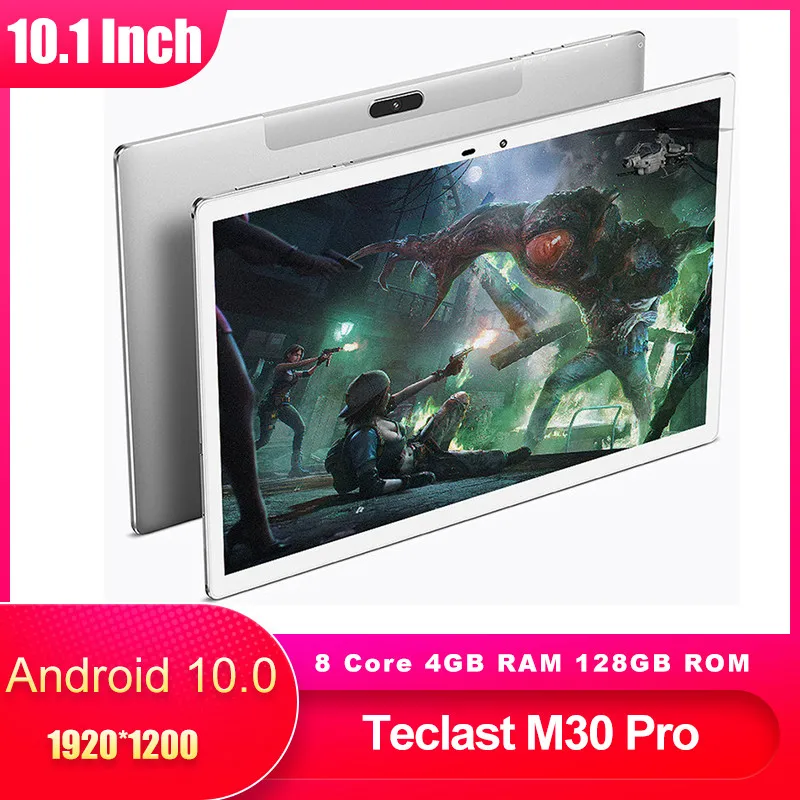Teclast-Tableta M30 Pro de 10,1 pulgadas, Android 10, IPS, 1920x1200, Red de llamadas 4G, 4GB de RAM, 128GB ROM, Wifi Dual, GPS, sensores inteligentes