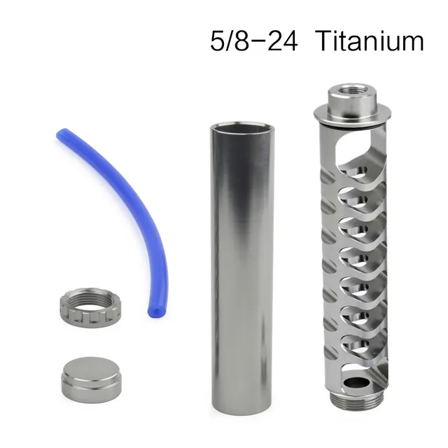 New 1/2-28 5/8-24 6inch-Small 10inch Single Core Aluminum Fuel Filter Solvent Trap for NAPA 4003 WIX 24003 223 308 308