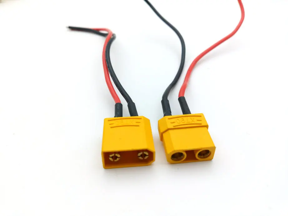 10 компл. XT90 батарея Мужской Женский Разъем с кремнием 16 AWG провода Горячая 20 см