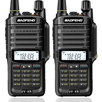 

2pcs Baofeng UV-XR 10W High Power Two Way Radio IP67 Waterproof Dual Band Handheld Walkie Talkie for hunting hiking raining