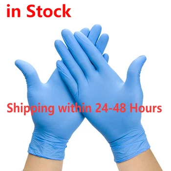 

100PC/Set Disposable Gloves Latex Safe Restaurant Guantes latex Universal Cleaning Gloves guantes desechables guanti monouso