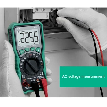 

FY76 Digital Multimeter 5999 Counts Backlight Auto Range AC/DC Voltage Meter Ohm Transistor Testers Multi Meter JDH99