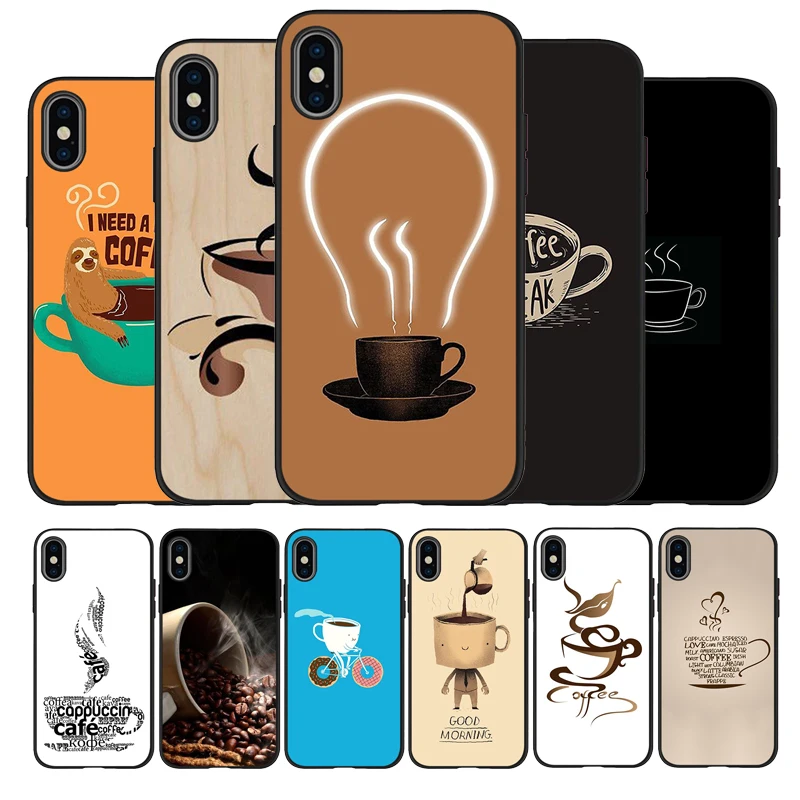 Чехол для iPhone 11 XR XS Max 7 8 6 6S Plus 5 5S SE 2020 черный | Мобильные телефоны и аксессуары
