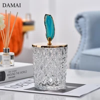Golden Elk Glass Bottle Animal Decorative Candy Glass Jars with Lids Sugar Dried Fruit Tanks Coffee Table Desktop Storage Jar 2