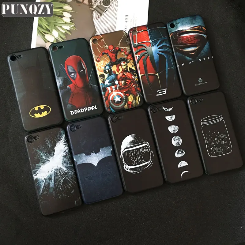 

Cool movie Deadpool Iron Man Spiderman phone Case For iPhone 6s 7 8 Plus 5s se X SR XS MAX Male the Joker Batman Soft TPU cover