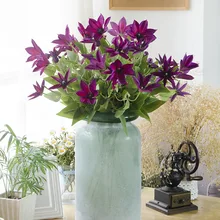 Aliexpress - Simulation Flower 3 Fork Iron Line Lotus Hotel Model Room Decoration Fake Flower Dining Table Living Room Wedding Decoration Diy