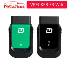 Vpecker E1 E3 wifi V11.1 OBD2 Авто адаптер автомобильного диагностического инструмента все системы Автомобильный сканер для всех автомобилей обновление бесплатно Vpecker