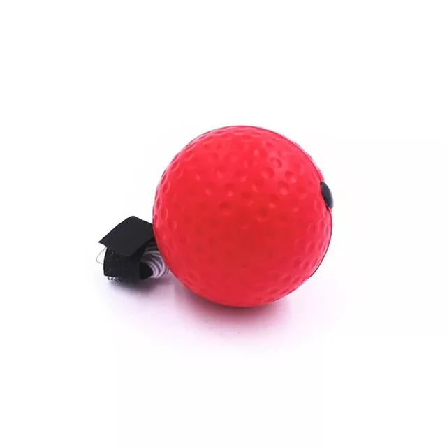 Boxing Speed Ball Head-mounted PU Punch ball MMA Sanda Training Hand Eye Reaction Home Sandbag Fitness Boxing Equipment boxeo only red ball