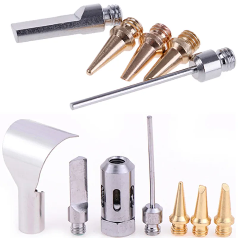 

1Pc Copper+Iron Gas Welding Kit Gas Soldering Iron Head / 5Pcs HS-1115K Butane Gas Soldering Iron Kit Welding Kit Torch Pen Tool