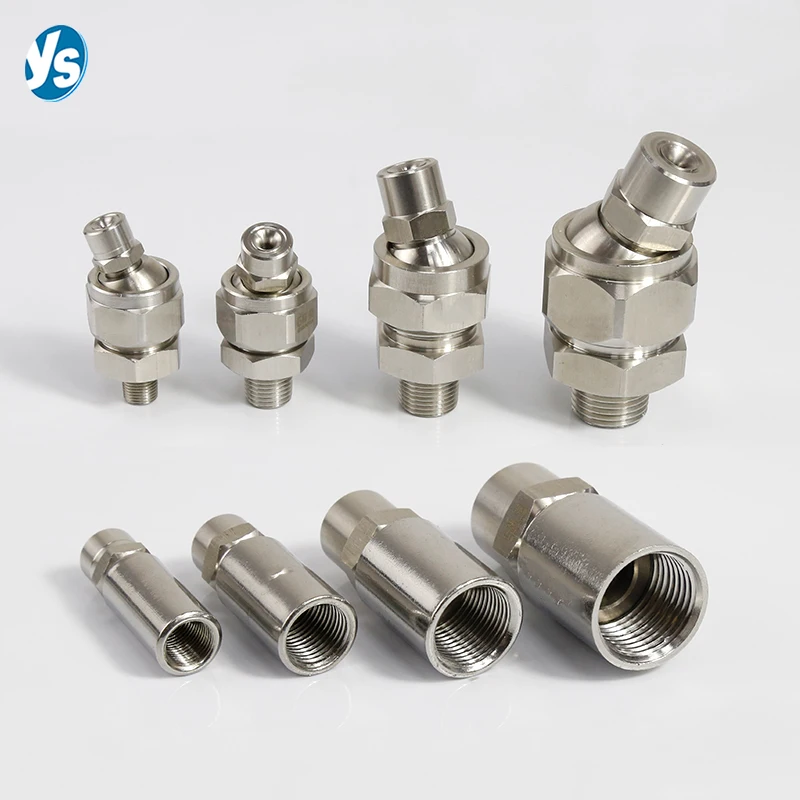 1/8" 1/4" 3/8" 1/2" 3/4" 1" BSPT 304 stainless steel wide angle water jet nozzle full cone spray nozzle 3