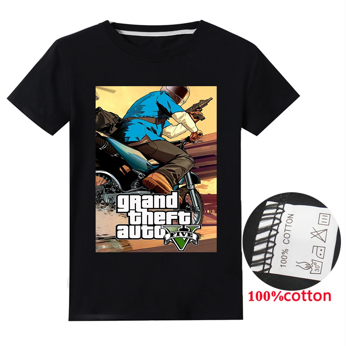 Коллекция года, детские толстовки с капюшоном «Grand Theft Auto Gta V 5» футболка для маленьких игр «GTA 5» Детские футболки в уличном стиле, свитер для мальчиков Одежда для девочек