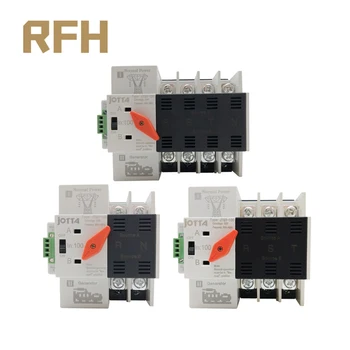 

Jotta Mini Size W2R-2P/3P/4P 100A220V Mini ATS Automatic Transfer Switch Electrical Selector Switches Dual Power Switch