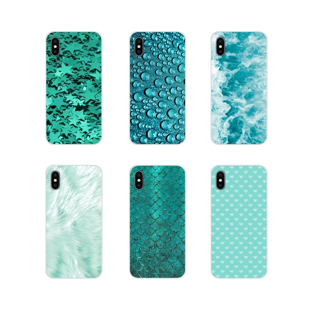 Custom Phone Case For Huawei G7 G8 P7 P8 P9 P10 P20 P30 Lite Mini Pro P Smart Plus 2017 2018 2019 Fashion Aqua Silver Green Mint | Мобильные