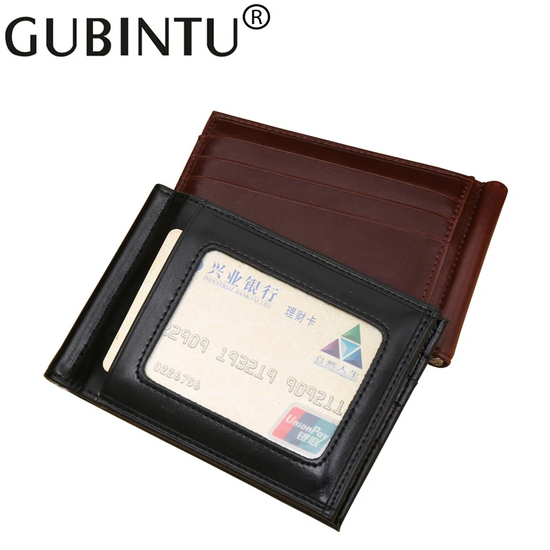 

GUBINTU Men Physical Dollar Bag Creative Wallet Card Bag Multi-function Dollar Clip Fashion Man Mini Wallet Casual Free Shipping