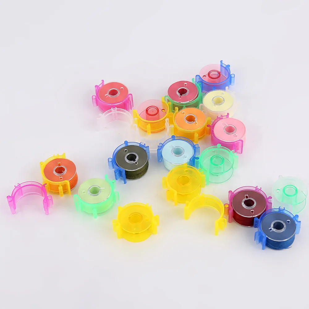 Bobbin clip Splicable Reusable bobbins With A New bobbin Clip For Embroidery keeps bobbin thread from unwinding Sewing tool