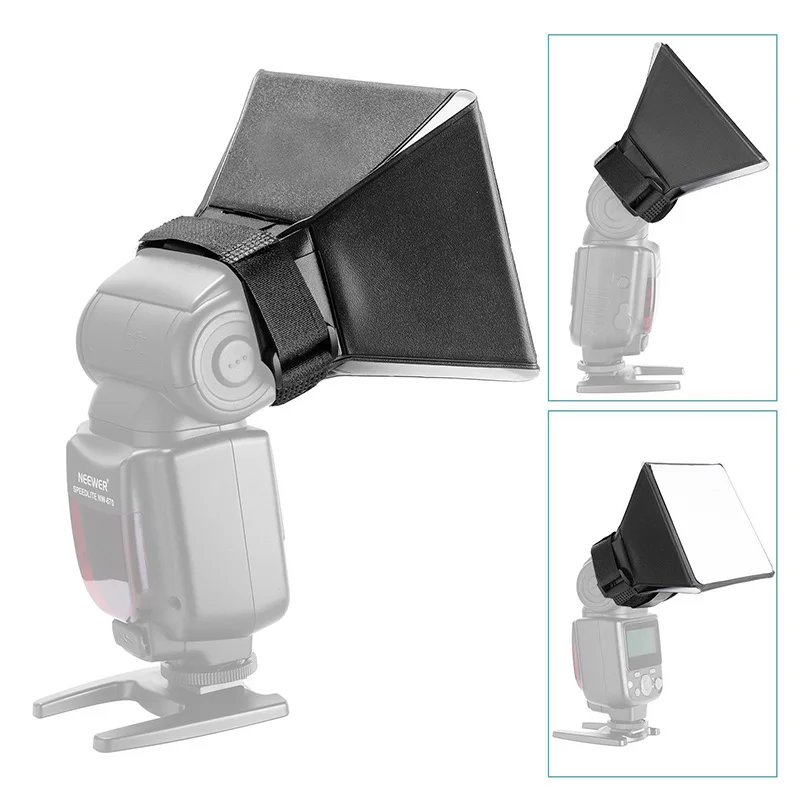 Portable Softbox Photography Flash Diffuser for Canon Nikon Yongnuo YN560IV Godox Flash Speedlite Speed flash diffuser camera softbox