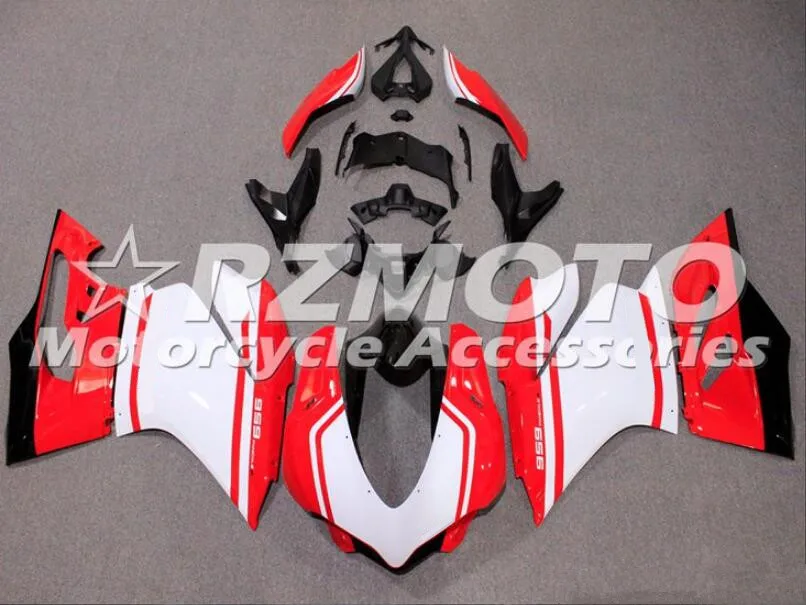 Литье под давлением ABS Обтекатели подходит для DUCATI 959 1299 Panigale 15 16 17 18 хороший красный белый