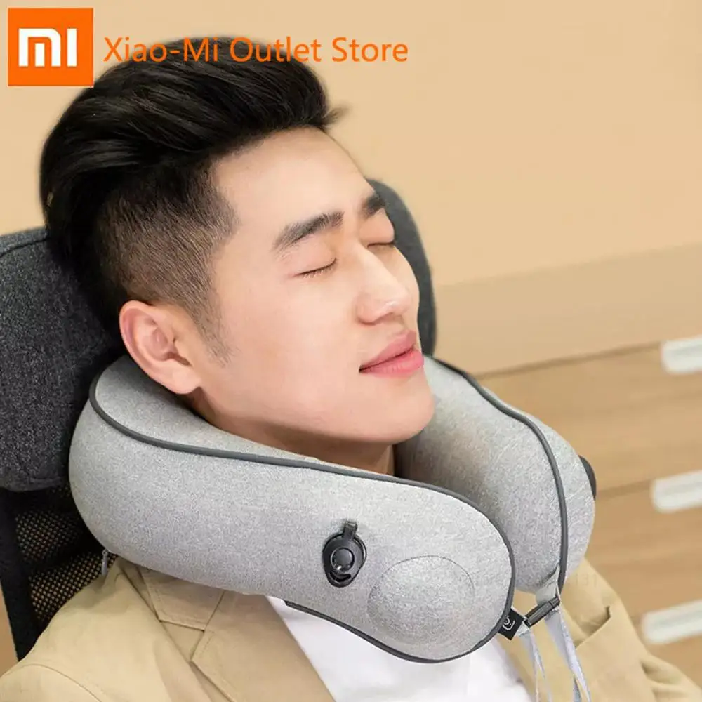 

Xiaomi Youpin Ardor Inflatable Kneading Neck Pillow 3D Kneading 8 Points Surround Finger Pressure Press To Inflate Cycle Charge