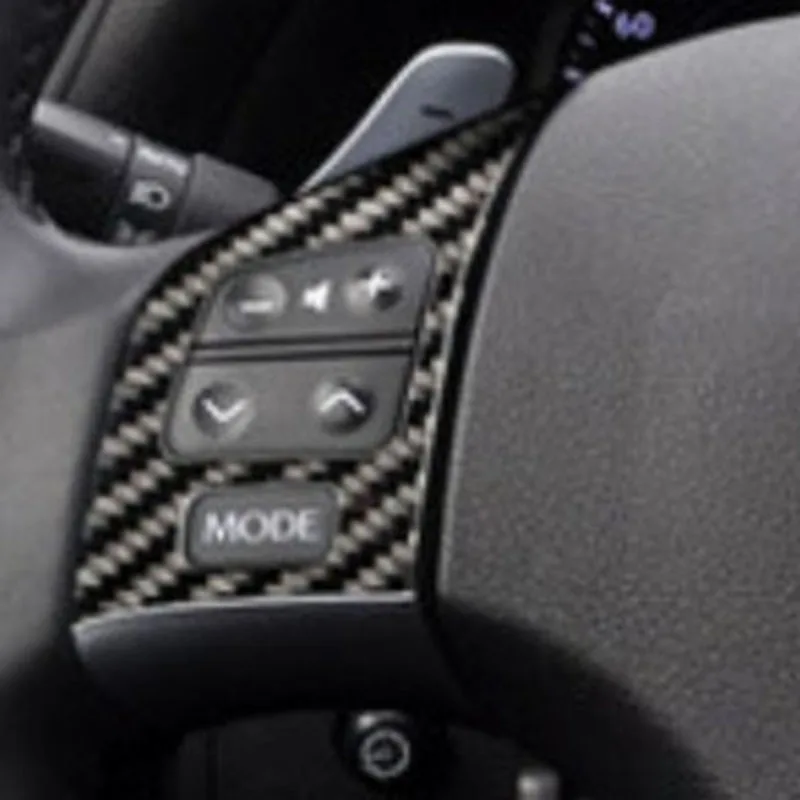 

2X Carbon Fiber Style Steering Wheel Decorations For LEXUS IS250 IS300 2006-2012