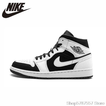 

Nike Air Jordan 1 Men Basketball Shoes Comfortable Lightweight Outdoor Sports Sneakers New Arrival #554724-113/BQ6931-007
